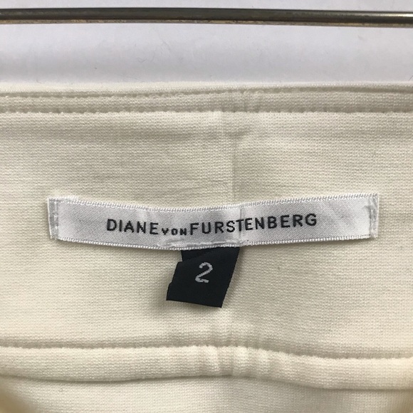 Diane von Furstenberg  ecru wrap skirt - Picture 7 of 11